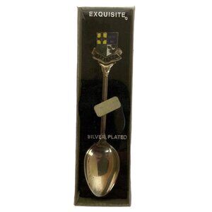 Ireland Coat Of Arms Vintage Collectible Souvenir Spoon Silverplate in Box